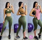 Conjunto deportivo para dama top cruzado